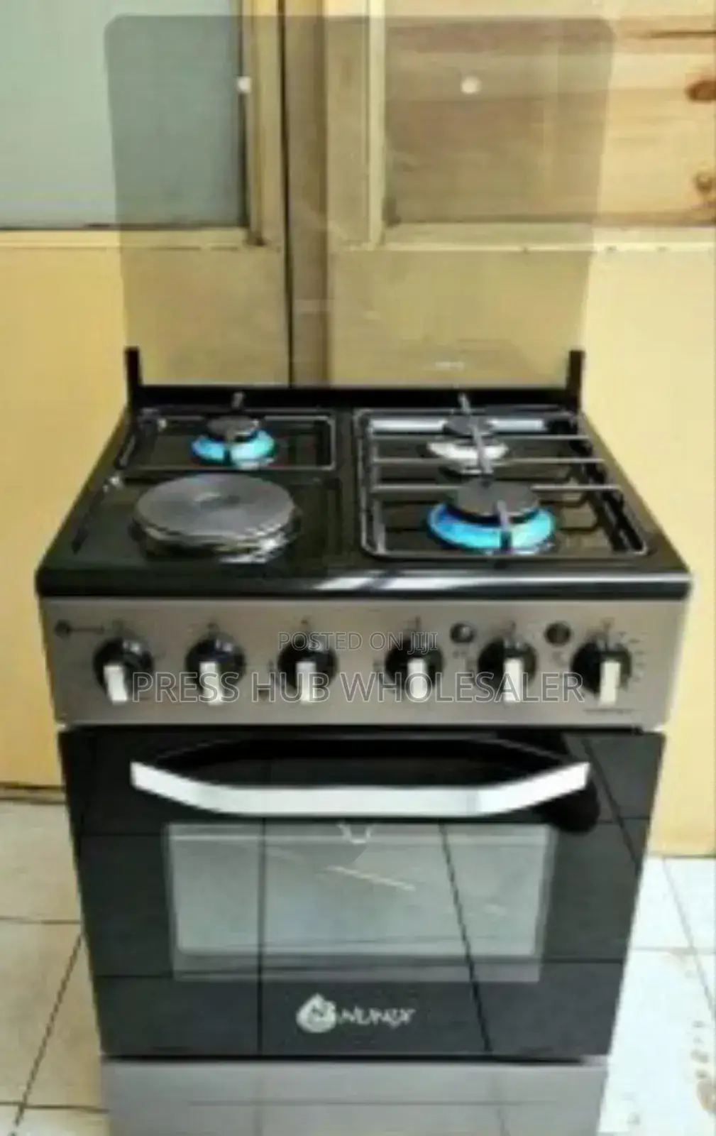Nunix 60x60cm Free-Standing Cooker* 