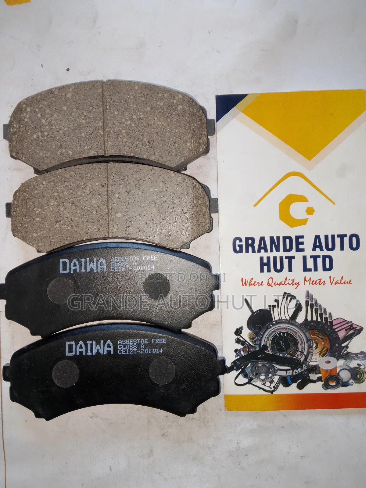 Front Brake Pads for Nissan Vanette (Daiwa Brand)