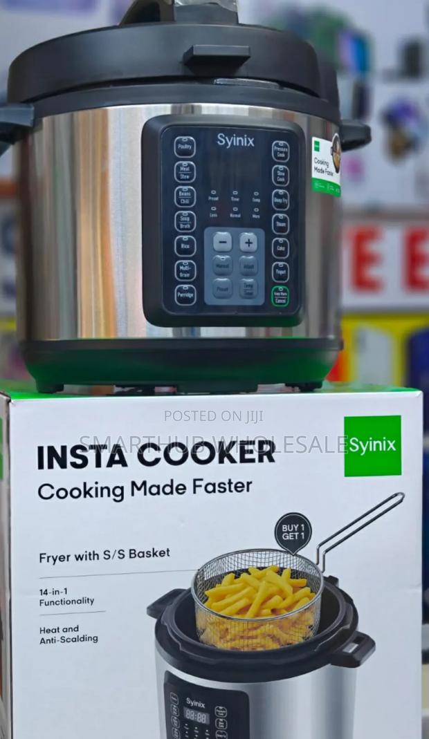 Syinix 6 Litres Smart Pressure Cooker - main view