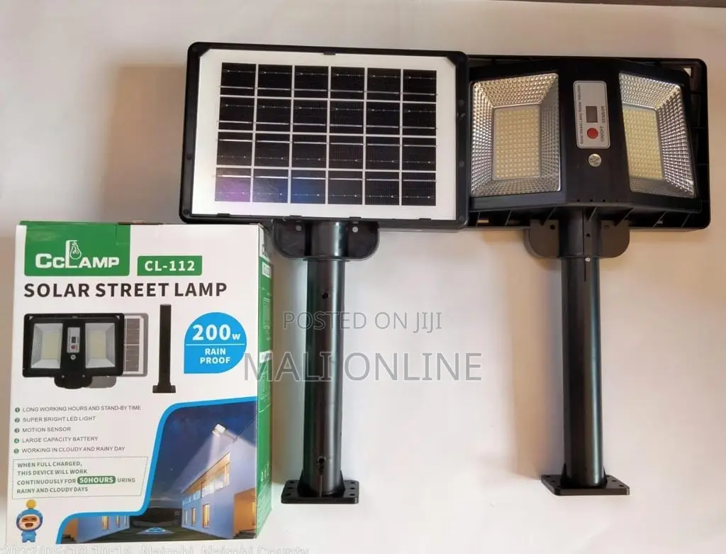 200w Solar Street Light Outdoor Waterproof Led Motion Sensor Ip65