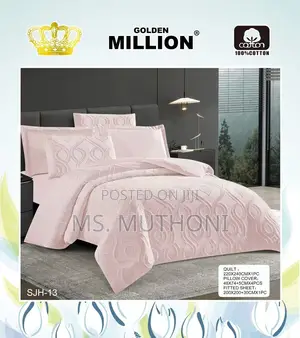 Premium 6pcs King Size (6*6) Cotton Duvet Cover Set