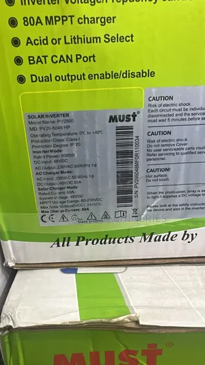 Must 5kva 48v Hybrid Inverter Low Frequency
