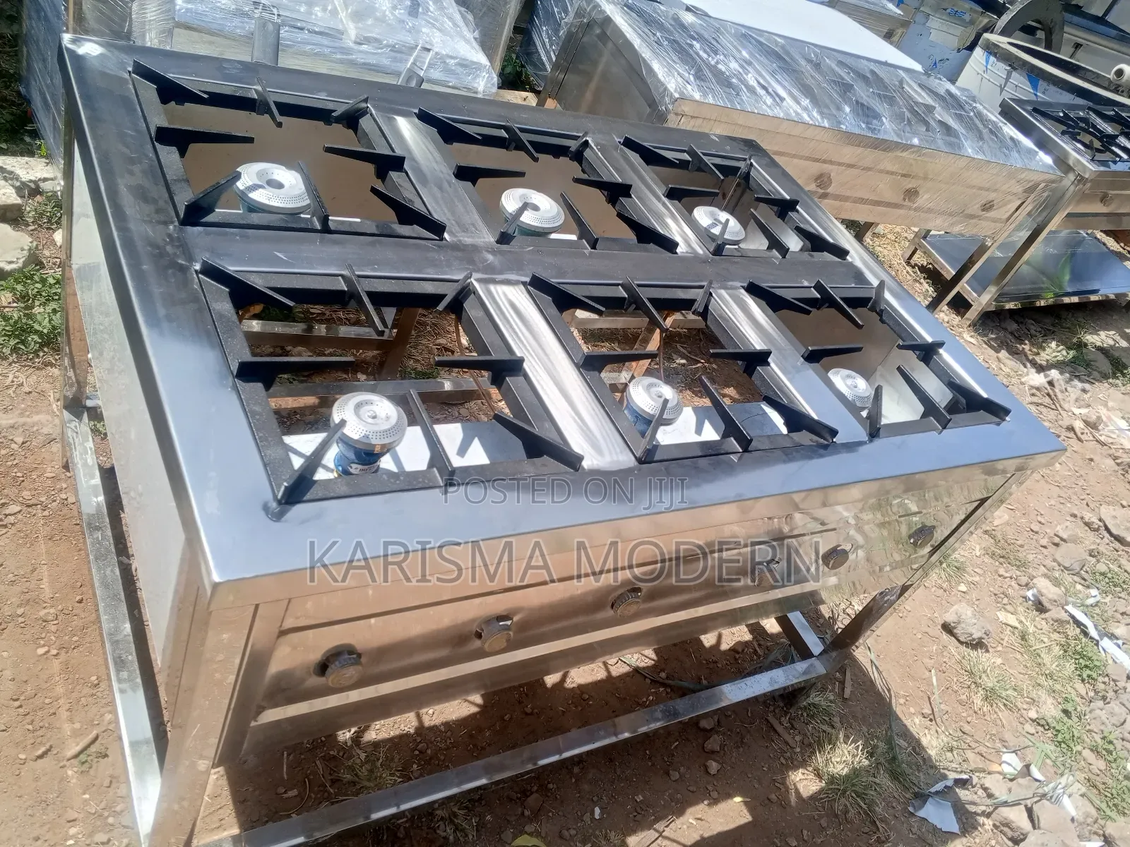 Commercial Kitchen Cooker 6 Burner