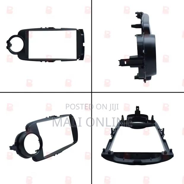 9 Inch 2 Din Radio Fascia Frame for Toyota Yaris Vitz 2012–2017 Stereo
