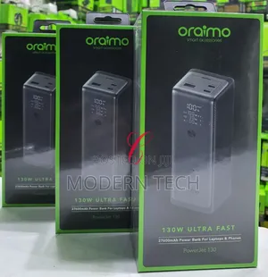 Oraimo Powerjet 130w 27600mah 130w Ultra-Fast Laptop /Phone Power Bank