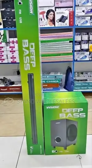 New Model Vision Deep Base Soundbar Systemg/7
