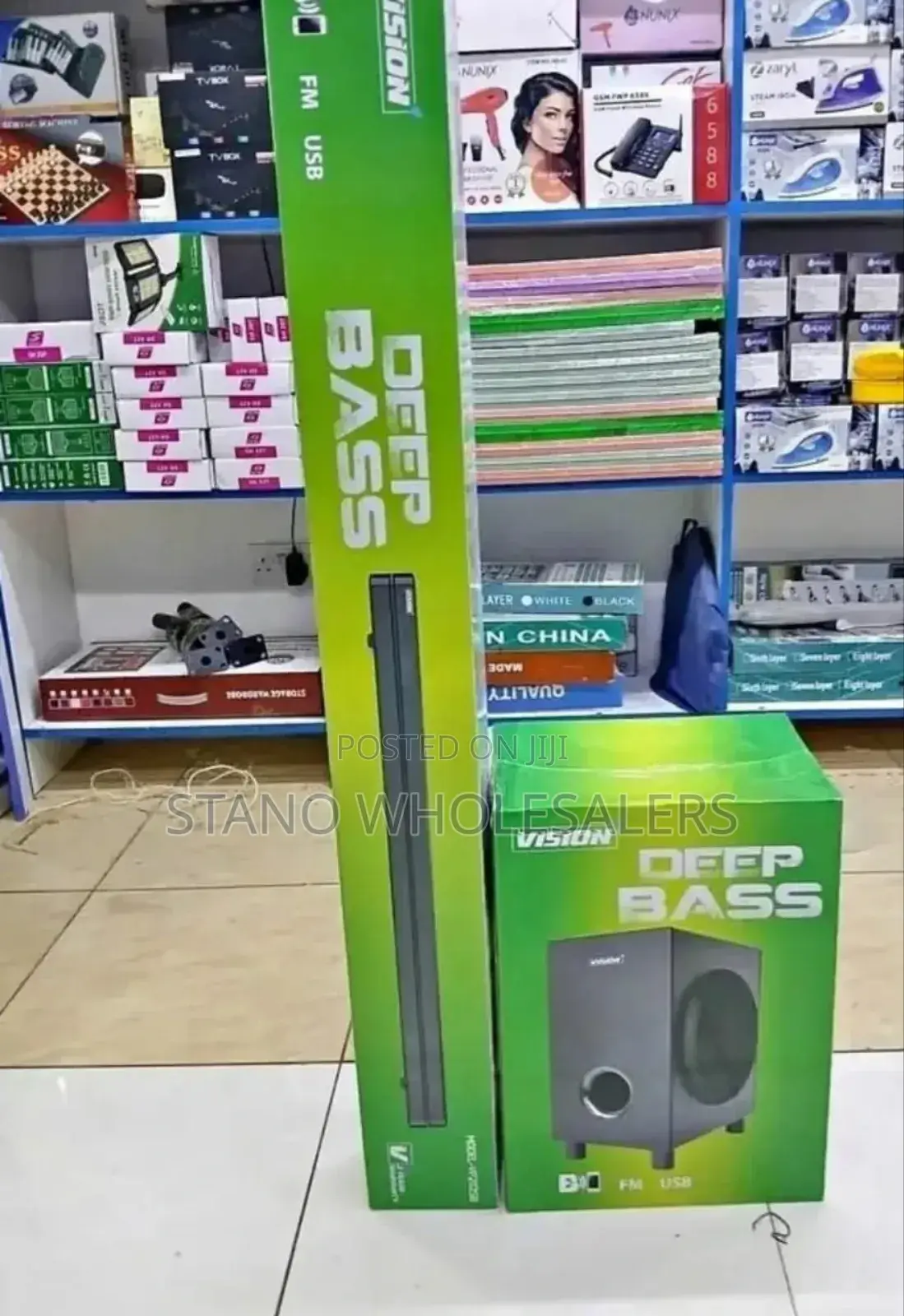 With Warranty Vision Deep Base Soundbar System S/76