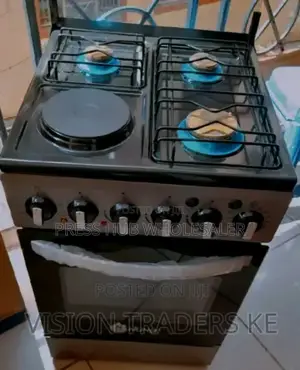 Nunix 3+1 Standing Cooker With an Electric Oven. 
: 