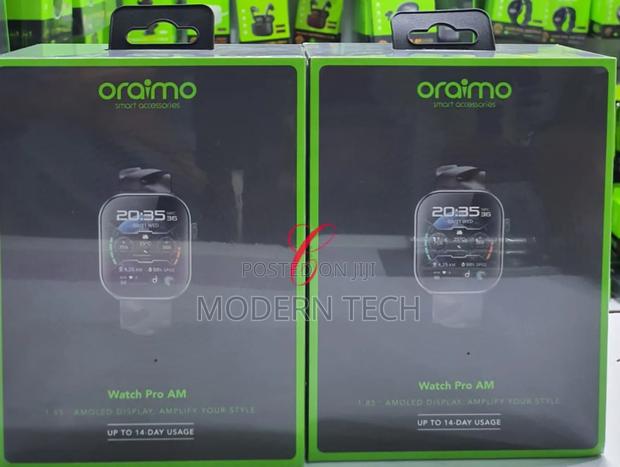 Oraimo Watch Pro Am 1.85′′ Amoled | Ip68 Water-Resistant Smart Watch
