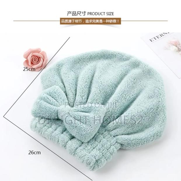 Super Absorbent Quick Drying Hair Cap_car - thumbnail 3