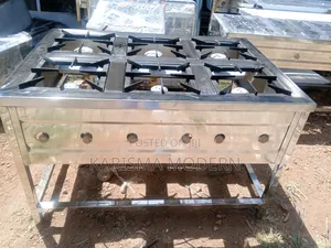 Gas Range Cooker Industrial 6 Burner