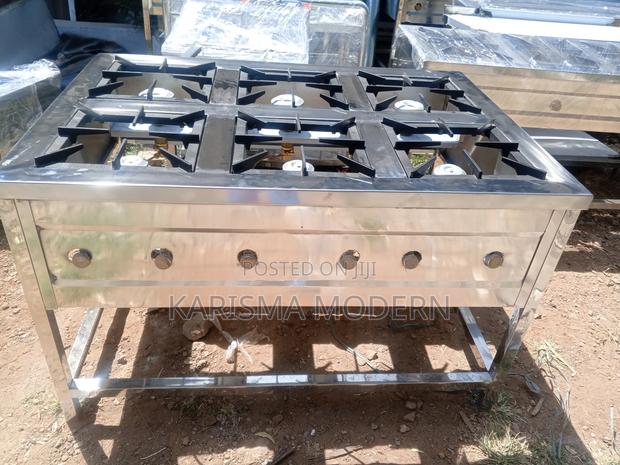 Gas Range Cooker Industrial 6 Burner
