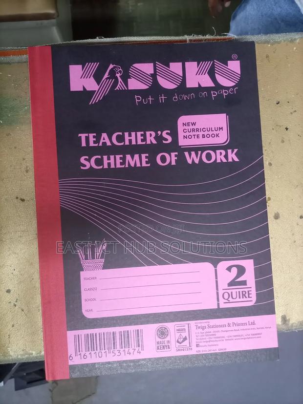 Teachers Schemes of Work Books