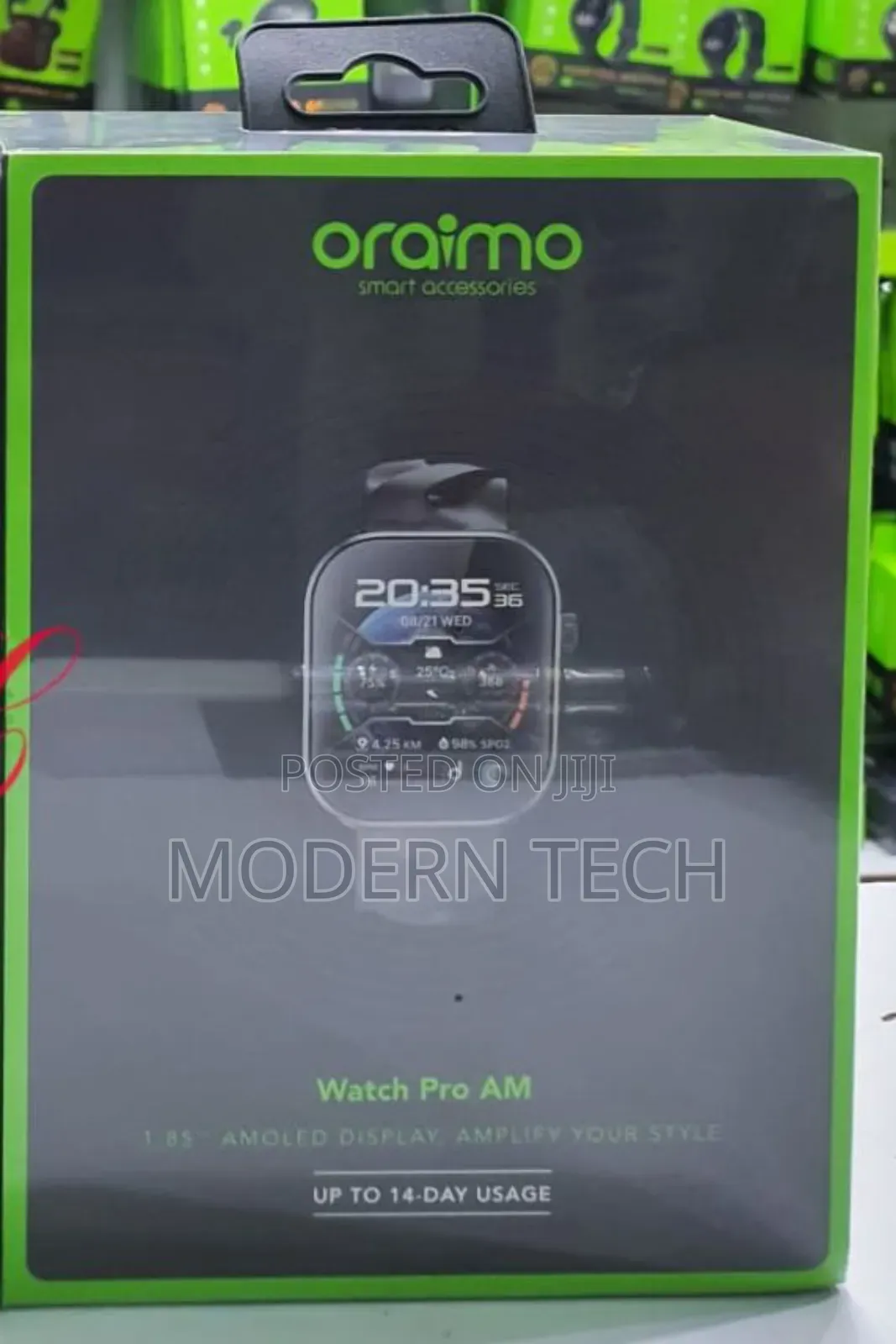 Oraimo Watch Pro Am – Big 1.85′′ Amoled Smart Watch