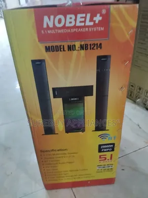 Nobel Nb-1214 5.1ch Bluetooth 25,000w Multimedia Home Speaker System