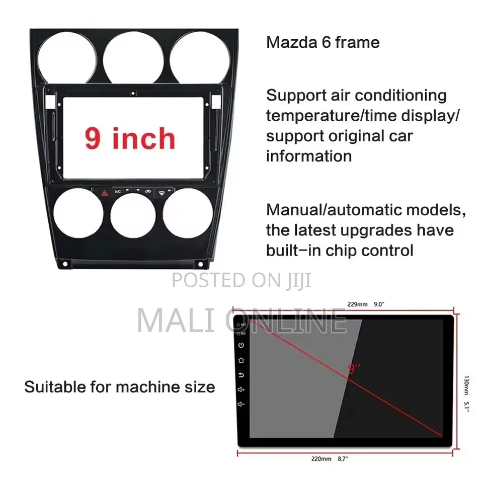 Mazda 6 " Android Car Radio Fascia Frame Stereo Panel