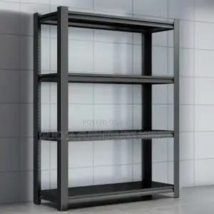 5-tier Metallic Office Shelving File Rack