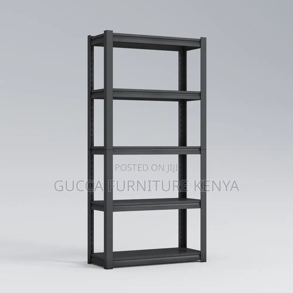 5-tier Metallic Office Shelving File Rack