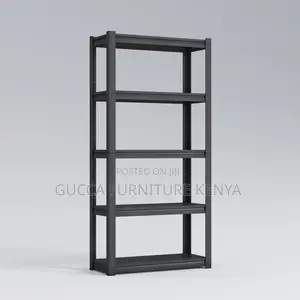 5-tier Metallic Office Shelving File Rack