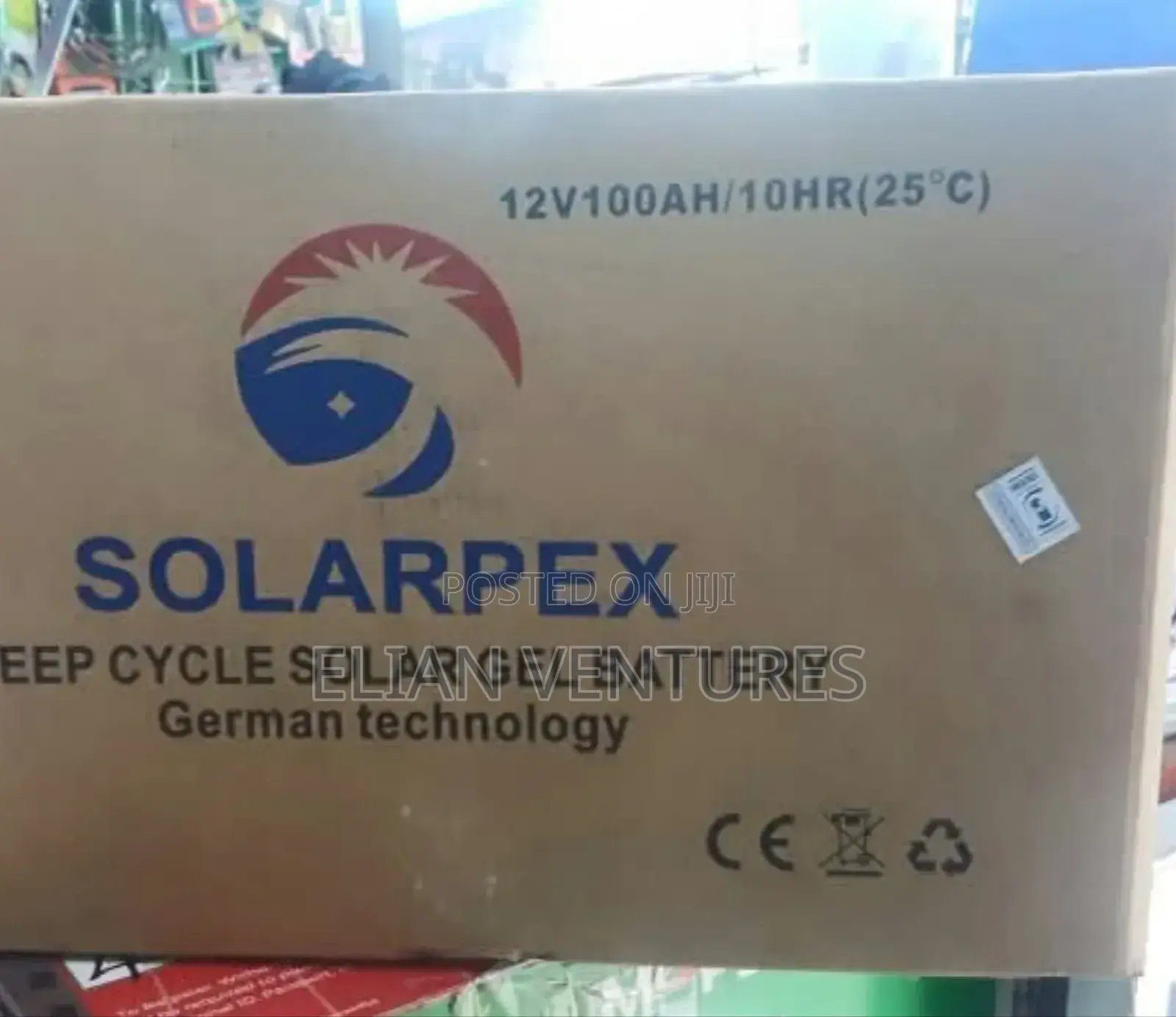 Top Quality 100 Ah Battery Solarpex
