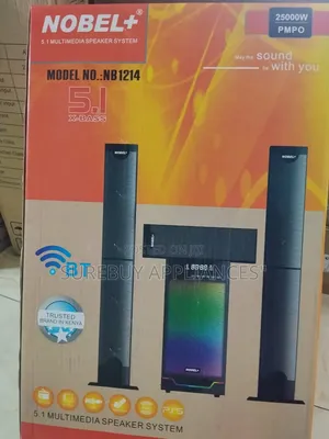 Nobel Nb-1214 5.1ch 25,000 W Bluetooth Multimedia Speaker System