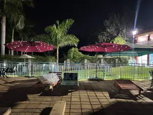 Solar Powered Gazebo With Led Lights