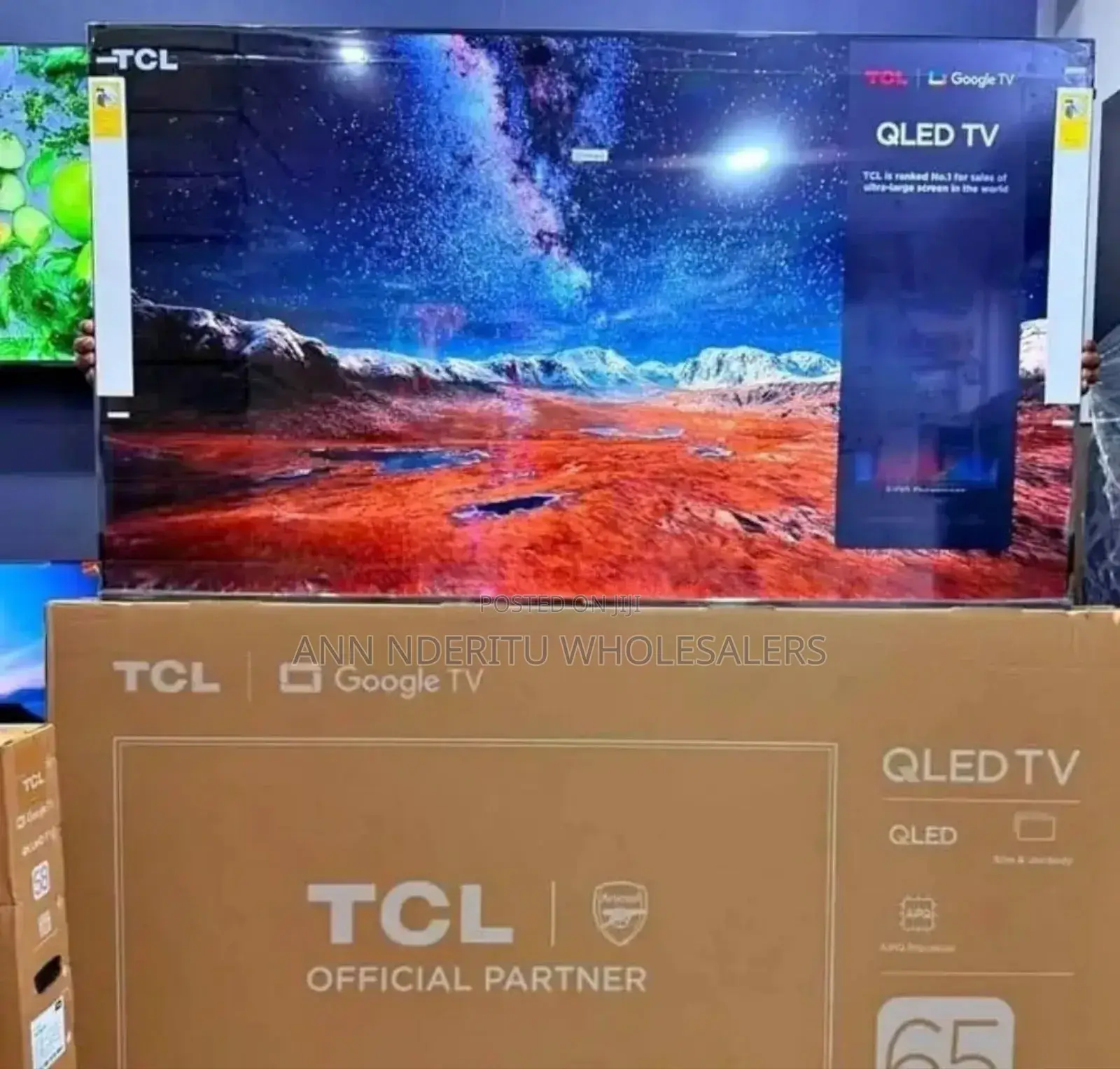 Bluetooth Enabled TCL 55 Inch 4 K HDR Google Tv Ta/7