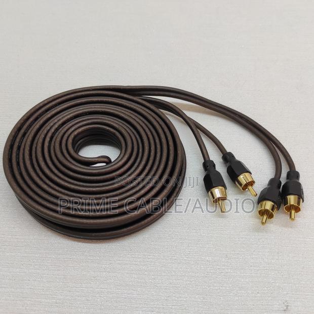 2rca Male to 2rca Male Stereo Audio Cables 5m