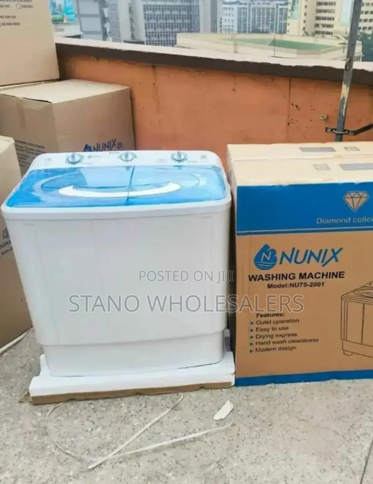 With Warranty Topload Nunix 7.5 KGS Washing Machine Nu/7