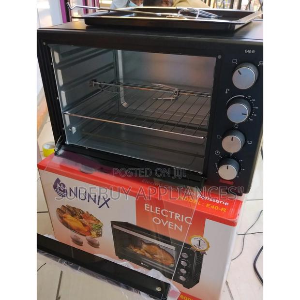 Nunix 40 L Electric Rotisserie Oven With 4-Knob Control