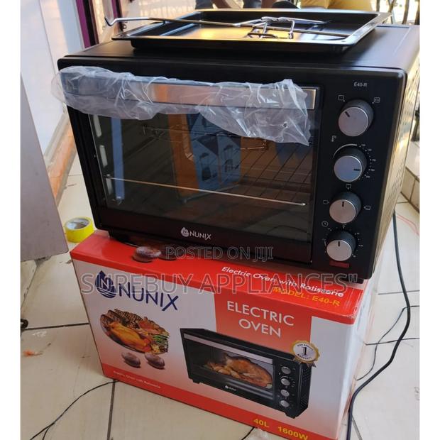 Nunix 4-Dial 40l Electric Countertop Rotisserie Oven - main view