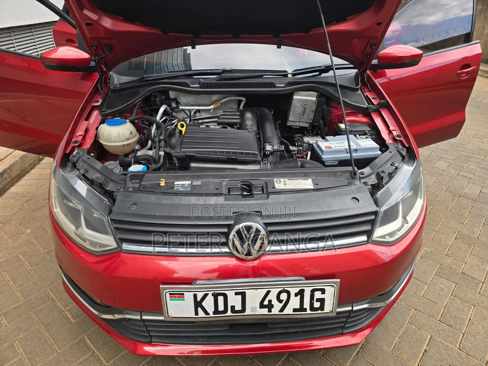 Volkswagen Polo 2015 Red