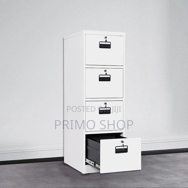 Office Cabinet : 4-Drawer Metallic Locker Office Cabinet With 4 Key - thumbnail 2