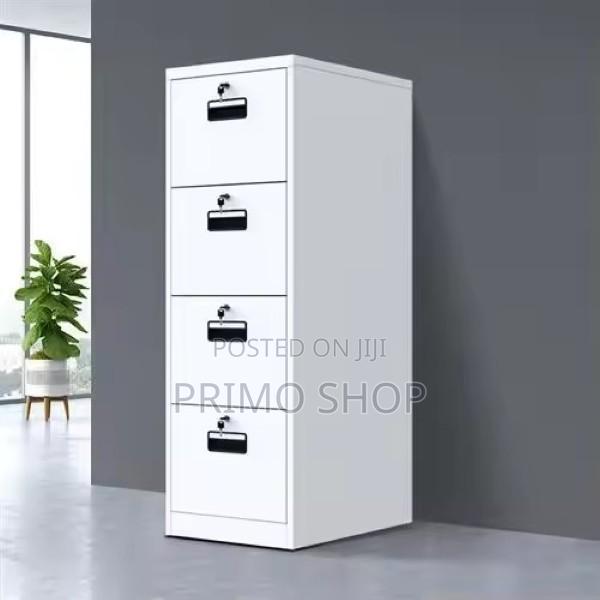 Office Cabinet : 4-Drawer Metallic Locker Office Cabinet With 4 Key - thumbnail 7
