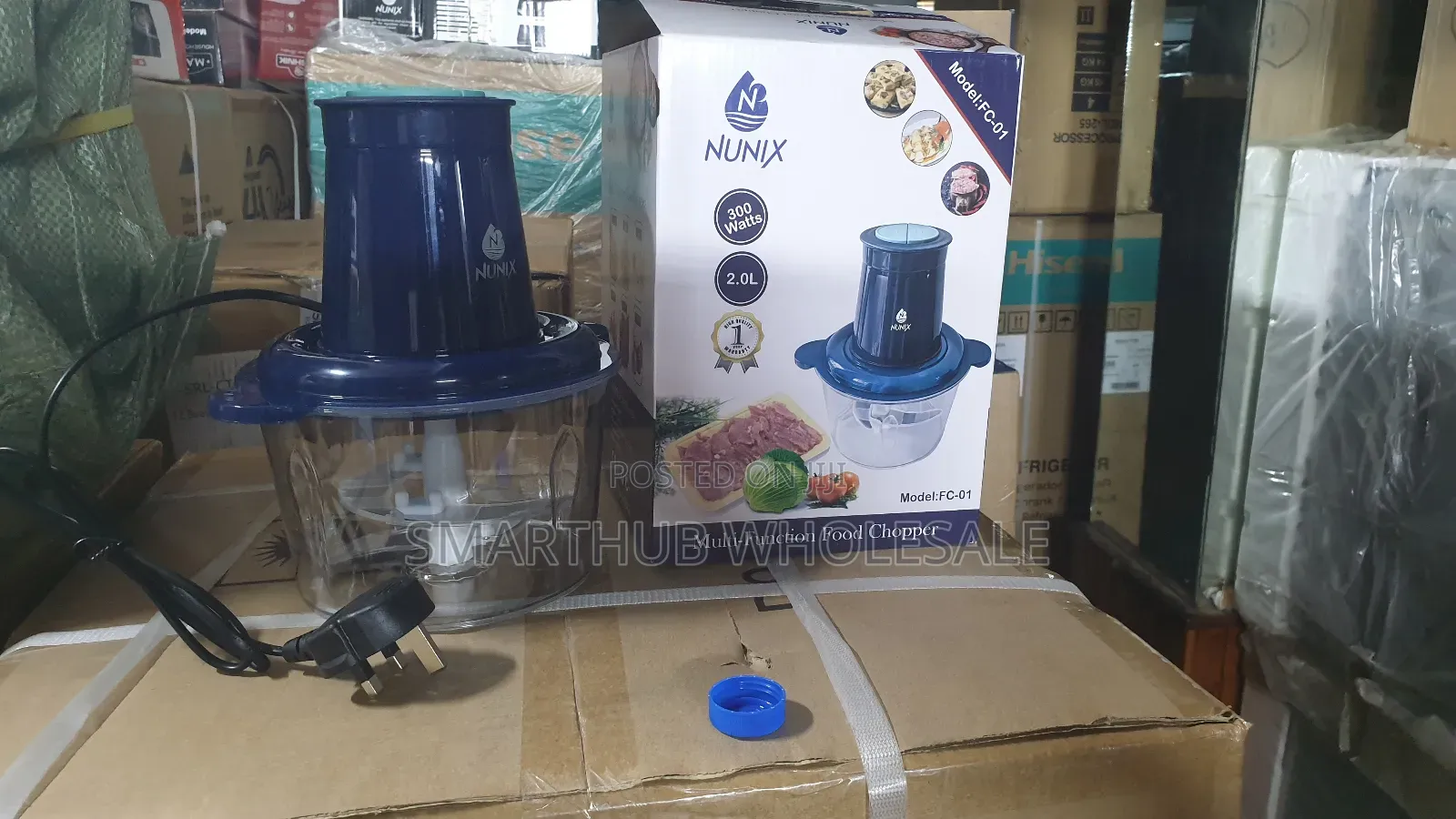 Nunix 2l Stainless Steel Electric Meat Grinder Meat Chopper Food