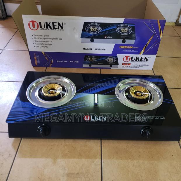 Brass Gas Cooker/ Double Glass Gas Cooker