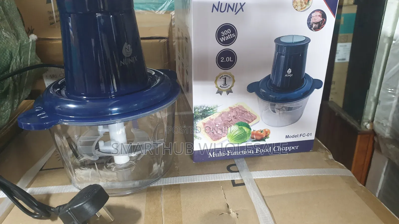 Nunix Fc-01 Food Chopper With Blades