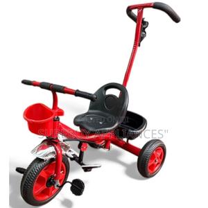 Kids Tricycle With Push Handle and Parent Control - thumbnail 2