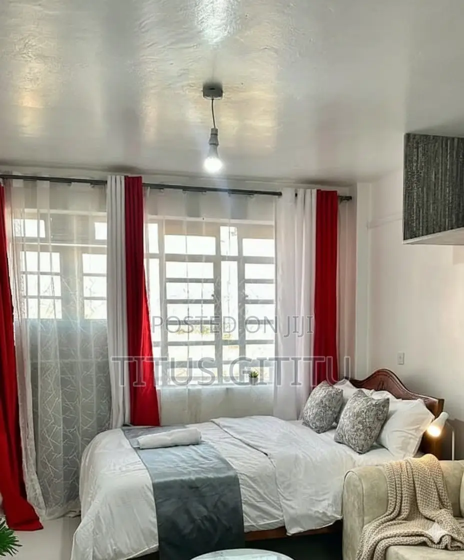 New Studio Airbnb Kasarani Seasons | Furnished Balcony |