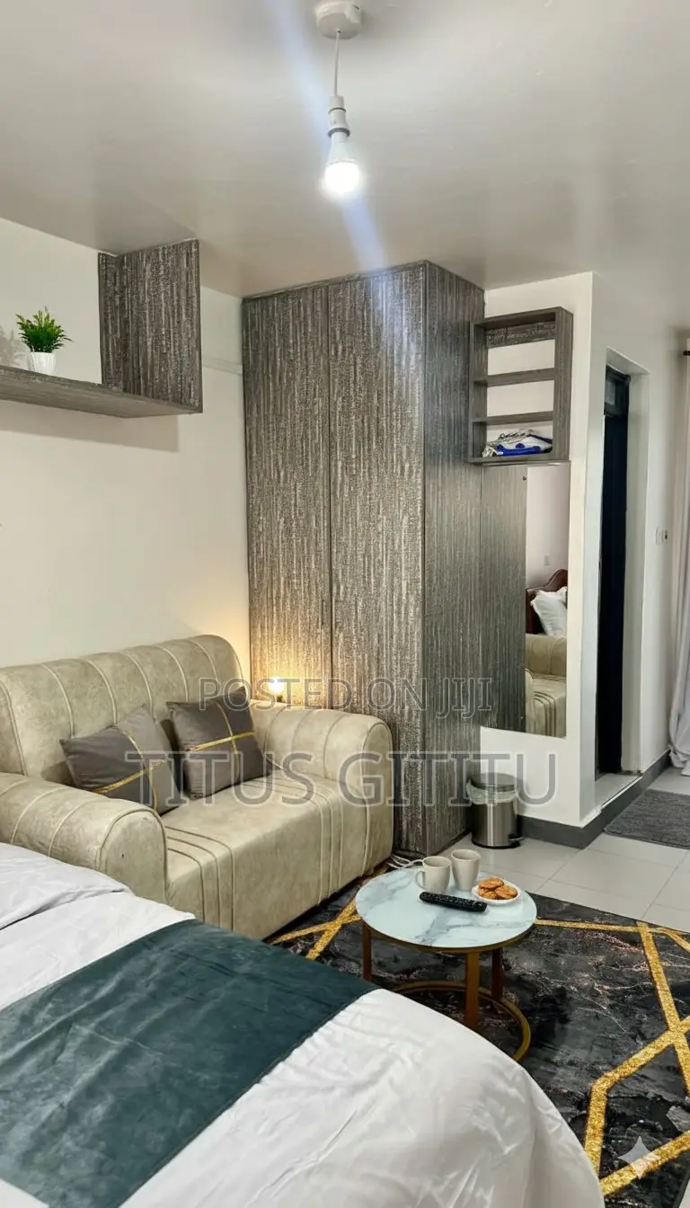 New Studio Airbnb Kasarani Seasons | Furnished Balcony |