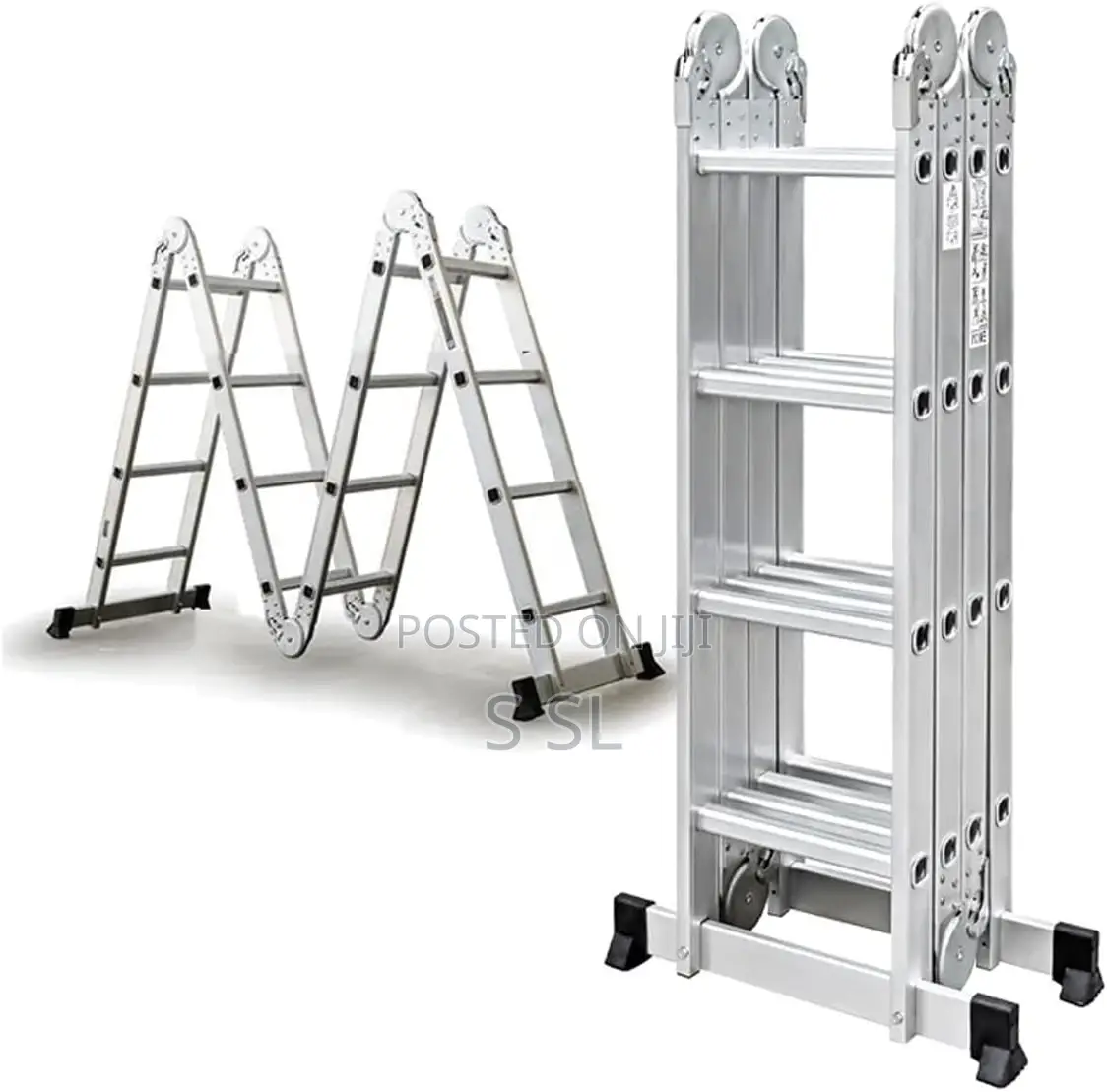 Aluminium Multipurpose Ladder – Foldable Adjustable 4x4
