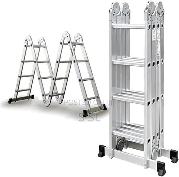 Aluminium Multipurpose Ladder – Foldable Adjustable 4x4
