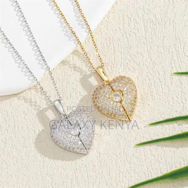 Ladies Engravable Heart Necklace - thumbnail 6