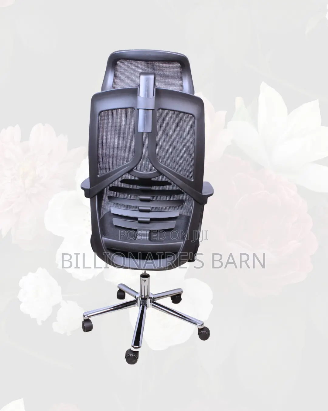 Black High-Back Mesh Chair | Firm Support With a Soft Landing Seat
