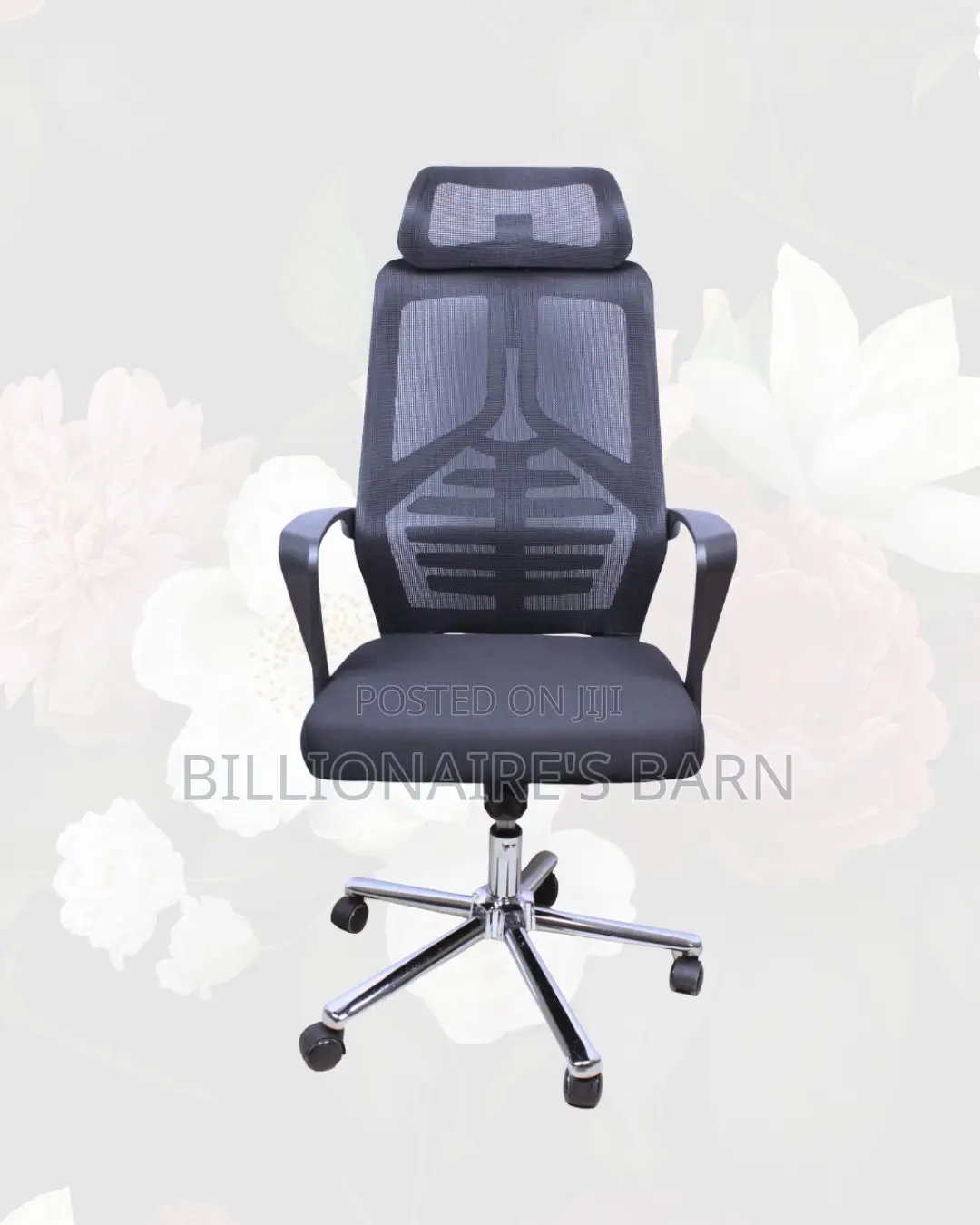 Black High-Back Mesh Chair | Firm Support With a Soft Landing Seat