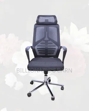 Black High-Back Mesh Chair | Firm Support With a Soft Landing Seat