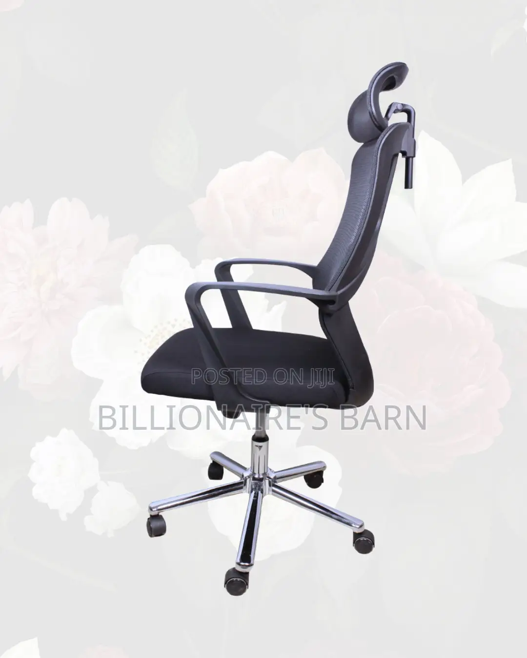 Black High-Back Mesh Chair | Firm Support With a Soft Landing Seat