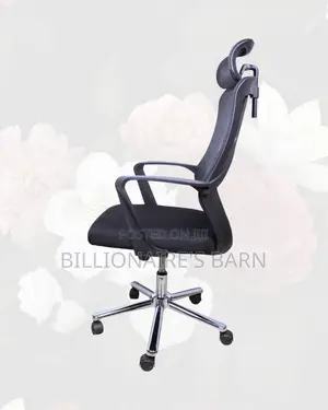 Black High-Back Mesh Chair | Firm Support With a Soft Landing Seat