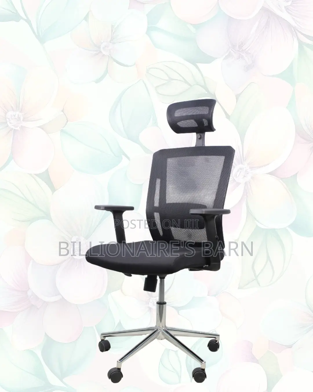 Black Ergonomic Mesh Chair | Firm Support With a Soft Landing Seat