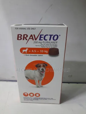 Bravecto 250 Mg Flurancer. >4.5 - 10 Kg 1 Oral Chewable Tablet